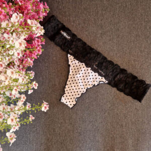 barones salsa tanga pöttyös-fehér