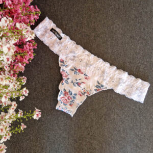 barones salsa tanga rózsa virág mintás