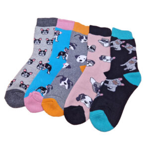 női kutyás vastag zokni