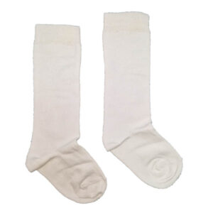 gyerek térdzokni fehér