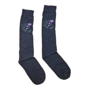 női virág mintás térdzokni