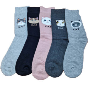 bambusz vastag zokni cicás