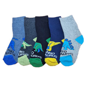 dinó gyerek vastag zokni