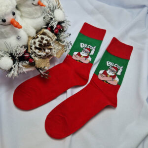 férfi mikulásos zokni