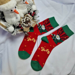 férfi mikulásos zokni