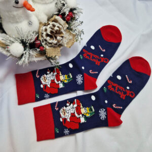 férfi mikulásos zokni