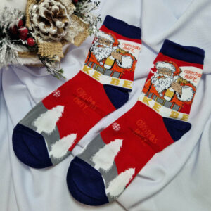 férfi mikulásos zokni