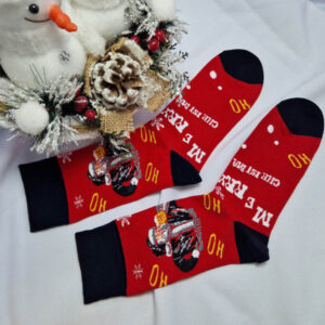 férfi mikulásos zokni