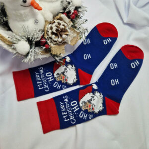 férfi mikulásos zokni