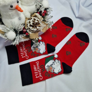 férfi mikulásos zokni