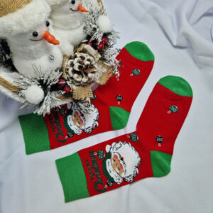 férfi mikulásos zokni