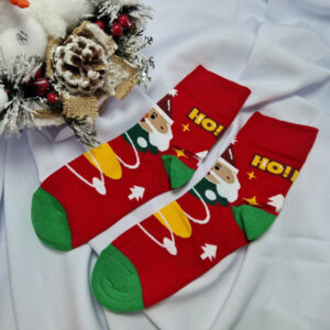 férfi mikulásos zokni