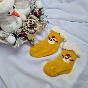 hóember mintás bébi mamusz