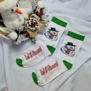 hóemberes zokni fehér zöld