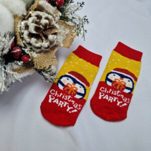 mikulásos baba zokni vastag 1