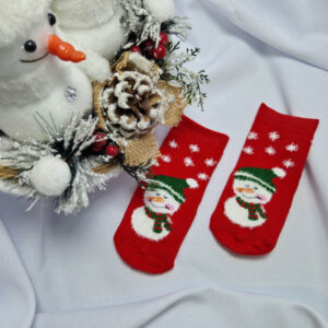 mikulásos baba zokni vastag 10