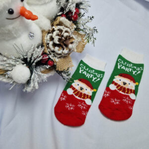 mikulásos baba zokni vastag 4