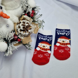 mikulásos baba zokni vastag 5