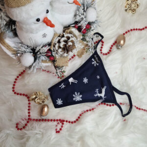 rénszarvasos kék tanga