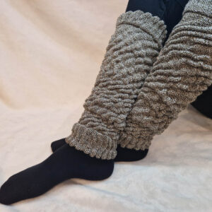 lábszármelegítő melírbarna