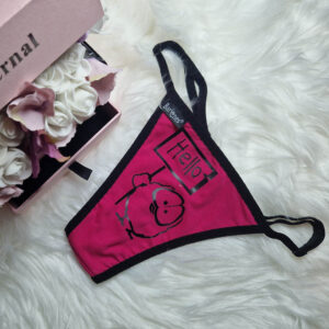 pántos tanga pink hello csibe