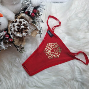 pántos tanga piros hópihe arany