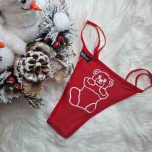 pántos tanga piros macis csizma fehér