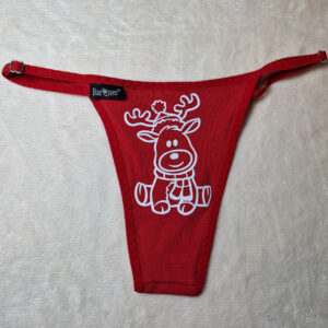 pántos tanga piros rénszarvasos