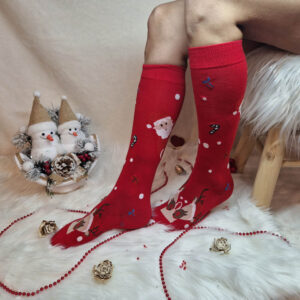 télapós térdzokni 1