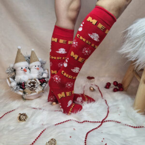 télapós térdzokni 7