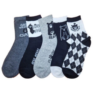 női mintás zokni macis