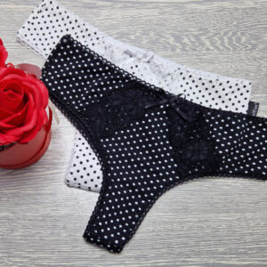 barones magas állású tanga pöttyös