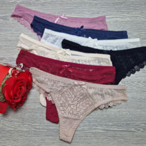 csipkés tüll tanga