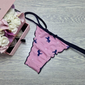 lucifer pántos tanga unikornis mintás