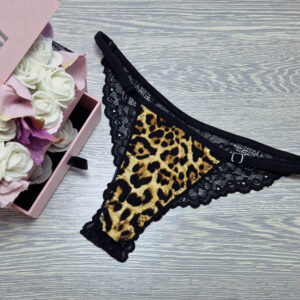 pántos tanga leopárd mintás