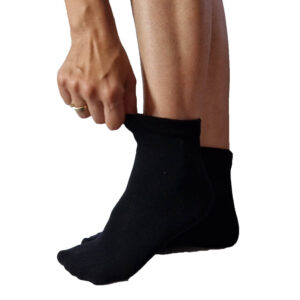 gumi nélküli zokni fekete