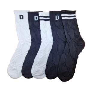 anyagában mintás női zokni