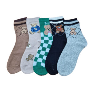 maci mintás női zokni