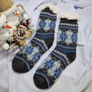 férfi norvég mintás mamusz grafit