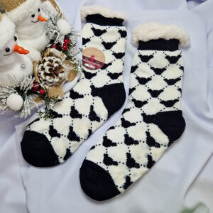 női zokni mamusz maci mintás