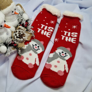 zoknimamusz hóember mintás