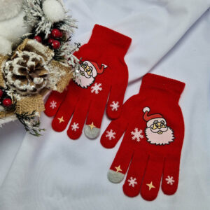 5 ujjas kesztyű piros mikulás 1