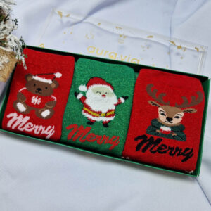 díszdobozos mikulásos zokni snx1070