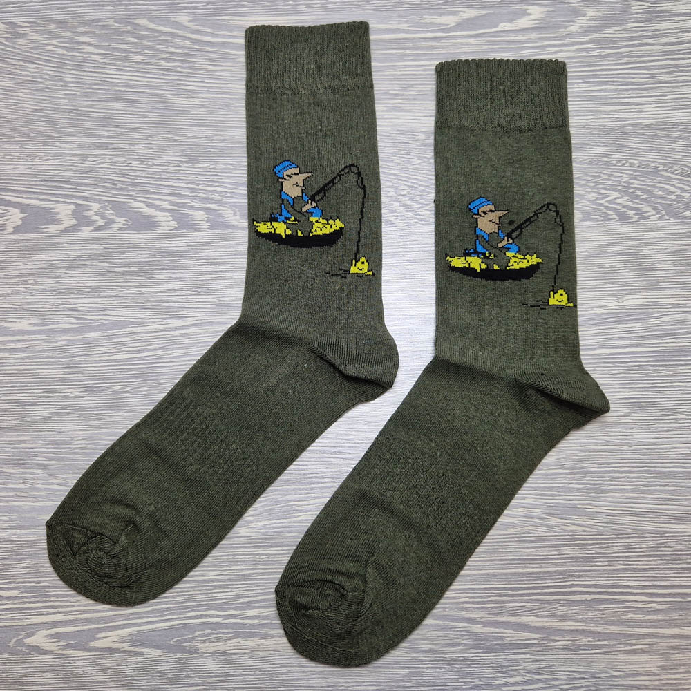 férfi horgász zokni