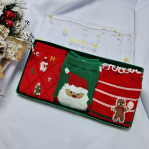 gyerek mikulásos zokni ajándékdobozos 1