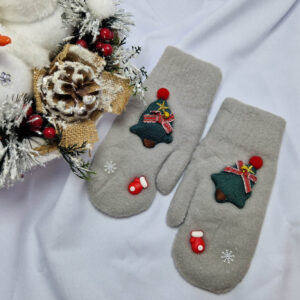 karácsonyi-mikulásos 1 ujjas kesztyű 3