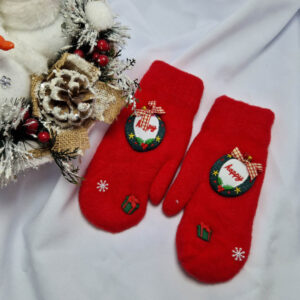 karácsonyi-mikulásos 1 ujjas kesztyű 4
