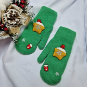 karácsonyi-mikulásos 1 ujjas kesztyű 6