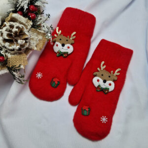 karácsonyi-mikulásos 1 ujjas kesztyű 8