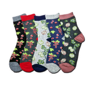 női gyümölcs mintás zokni